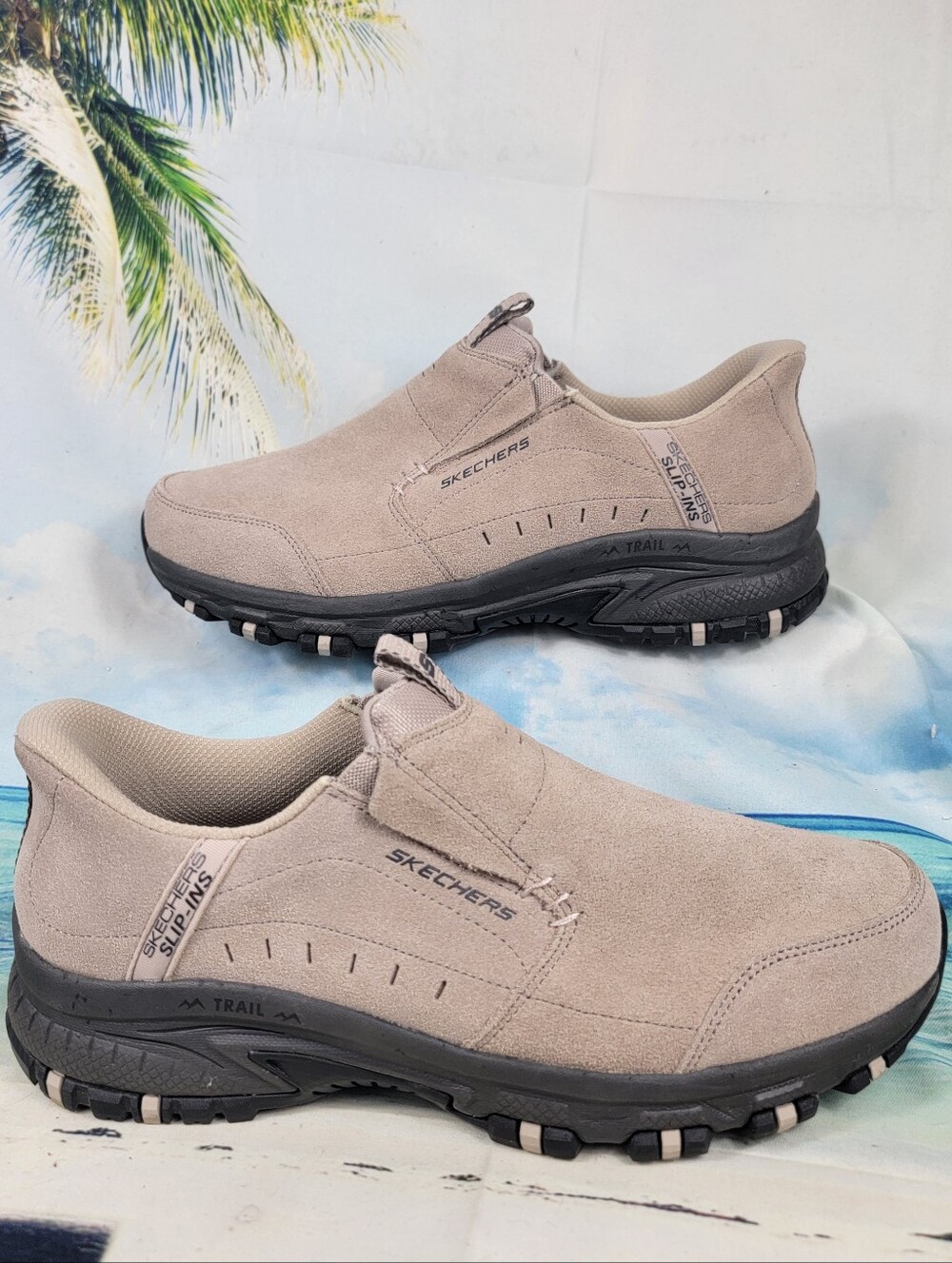 Skechers Hands Free Slip-Ins Hillcrest Cedar Mens 9 Wide Fit